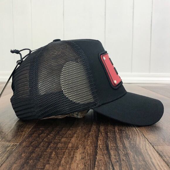 John Hatter & Co No Pain No Gain Hat Rubber Edition Snap Back One Size Black - Picture 5 of 10